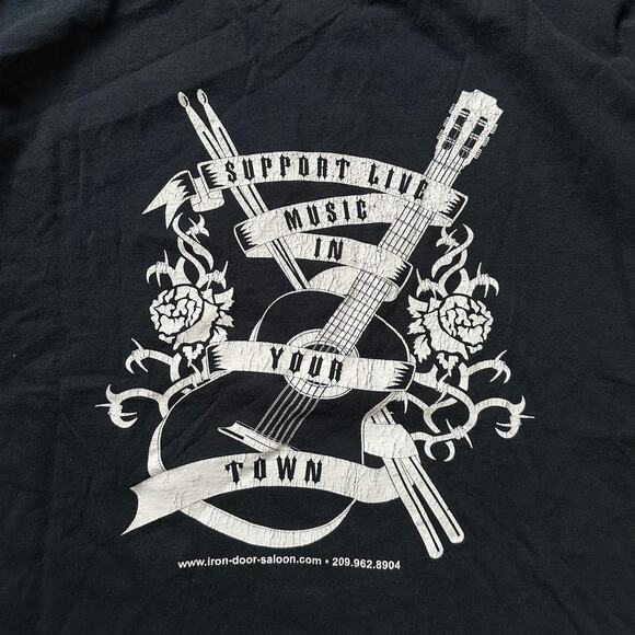 Vintage Y2K Biker Grunge Tattoo Music Shirt - Picture 6 of 8